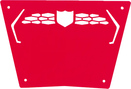 P187P363RD Pro Armor Front Sport Bumper Skid Plate Red - RV and Auto Parts