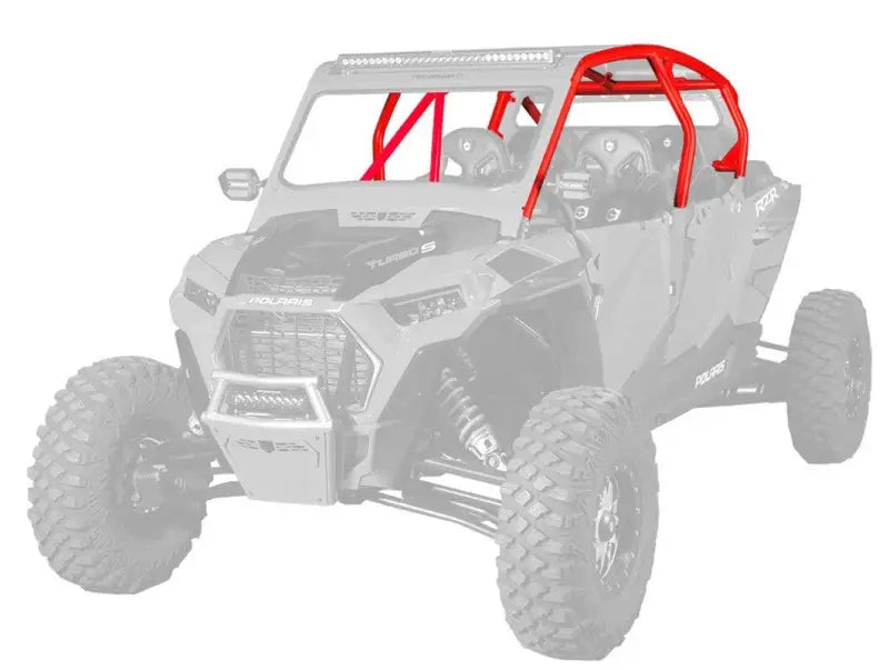 P188C048RD Pro Armor Cab Only Cage W/V Intrusion Red - RV and Auto Parts
