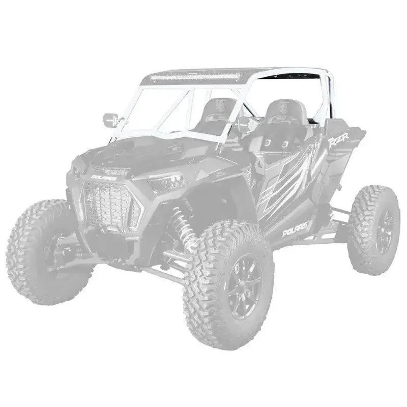 P191C028MW Pro Armor Cab Asylum Cage W/V Intrusion Matte White - RV and Auto Parts