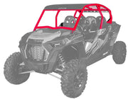 P194C026RD Pro Armor Cab Asylum Cage W/No Intrusion Red - RV and Auto Parts