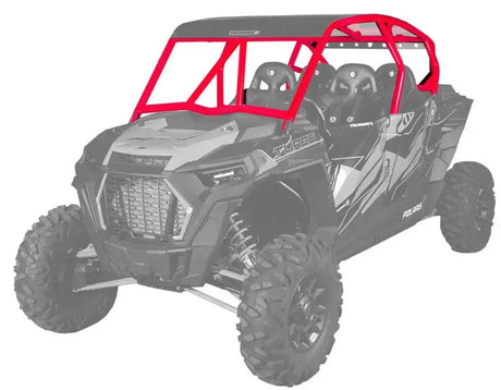 P194C028RD Pro Armor Cab Asylum Cage W/V Intrusion Red - RV and Auto Parts