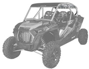 P194C028SSM Pro Armor Cab Asylum Cage W/V Intrusion Sparkle Silver Metallic - RV and Auto Parts