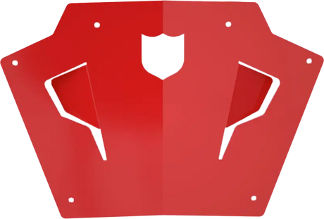 P199P363RD Pro Armor Front Sport Bumper Skid Plate Red Pol - RV and Auto Parts