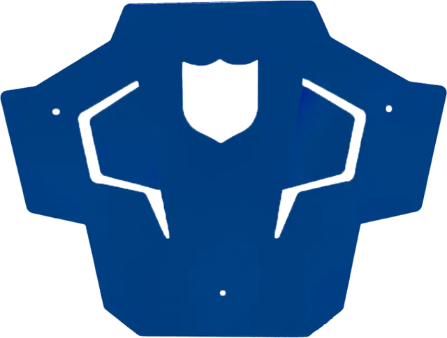 P199P367PB Pro Armor Rear Sport Bumper Skid Plate Blue Pol - RV and Auto Parts