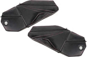 P199Y320RD Front Door Knee Pads With Storage Red Stitching Pol