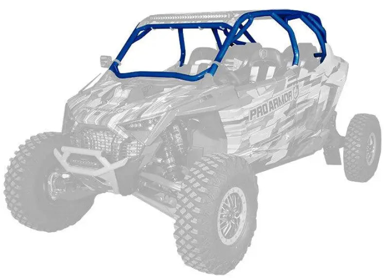 P2112C054PB Pro Armor Pro R Mp Cage W/No Intrusion Polaris Blue - RV and Auto Parts