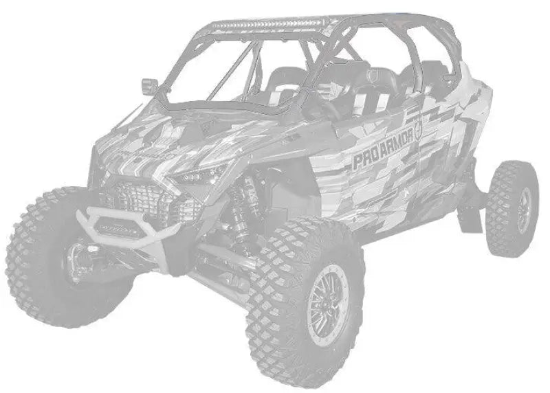 P2112C055TS Pro Armor Pro R Mp Cage W/V Intrusion Turbo Silver - RV and Auto Parts