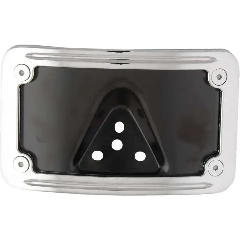 P28-6807 License Plate Frame Curved Horizontal