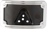 P28-6807 License Plate Frame Curved Horizontal