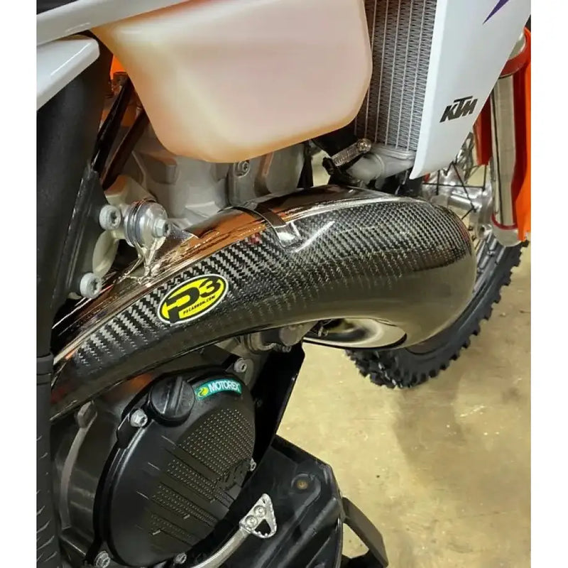 P3 Pipe Guard Carbon Fiber Ktm/Hus for Powersports
