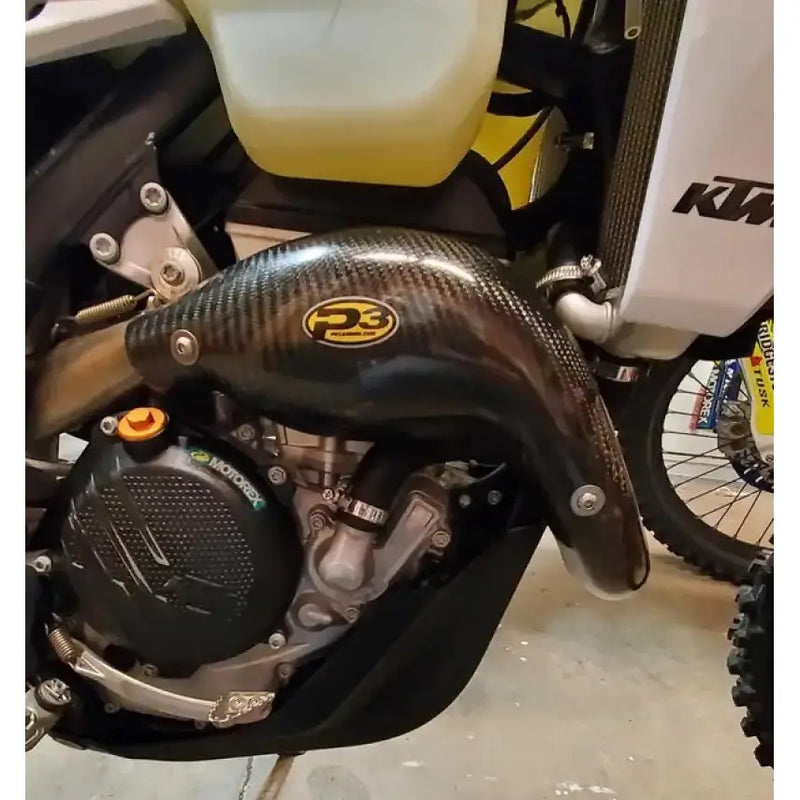 P3 Heat Shield Carbon Fiber Ktm/Hus for Powersports