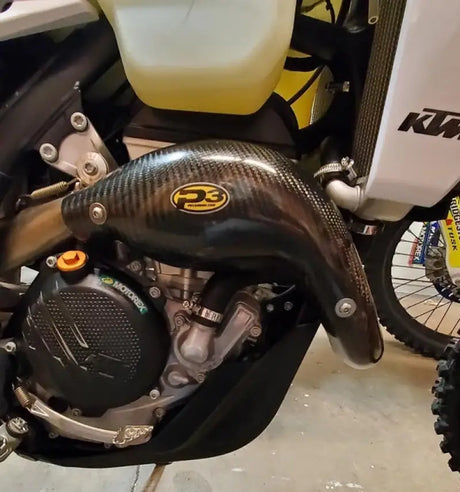 P3 Heat Shield Carbon Fiber Ktm/Hus for Powersports