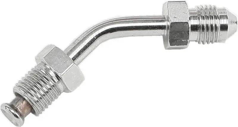 P646-03CH Jic To  3 Tube Adapter 45 Degree Chrome 3/8"