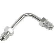 P690-03CH Jic To  3 Tube Adapter 90 Degree Short Chrome 3/8"
