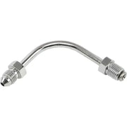 P691-03CH Jic To  3 Tube Adapter 90 Degree Long Chrome 3/8"