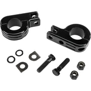 P77-6004GB Footpeg Mount Clamps 1.25" Bar Black