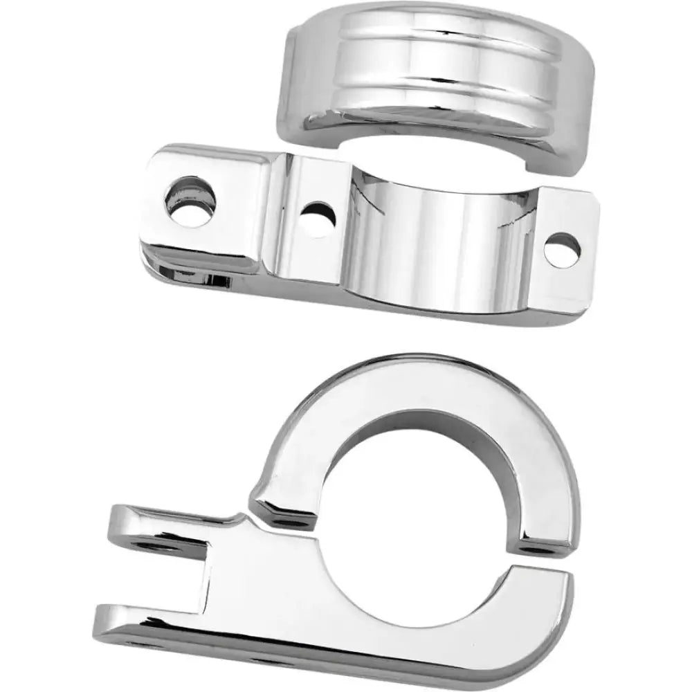 HARDDRIVE P77-6005 Footpeg Mount Clamps 1.5" Bar Chrome