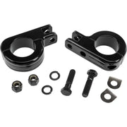 HARDDRIVE P77-6005GB Footpeg Mount Clamps 1.5" Bar Black
