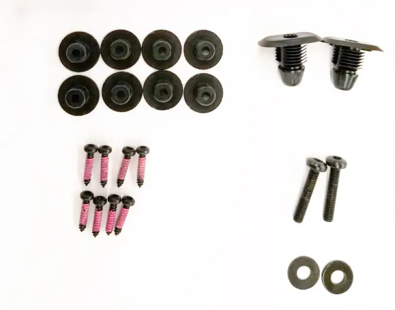 Assorted black fasteners for PA01346 Trailfx NIS Titan TG Kit Ul 19+