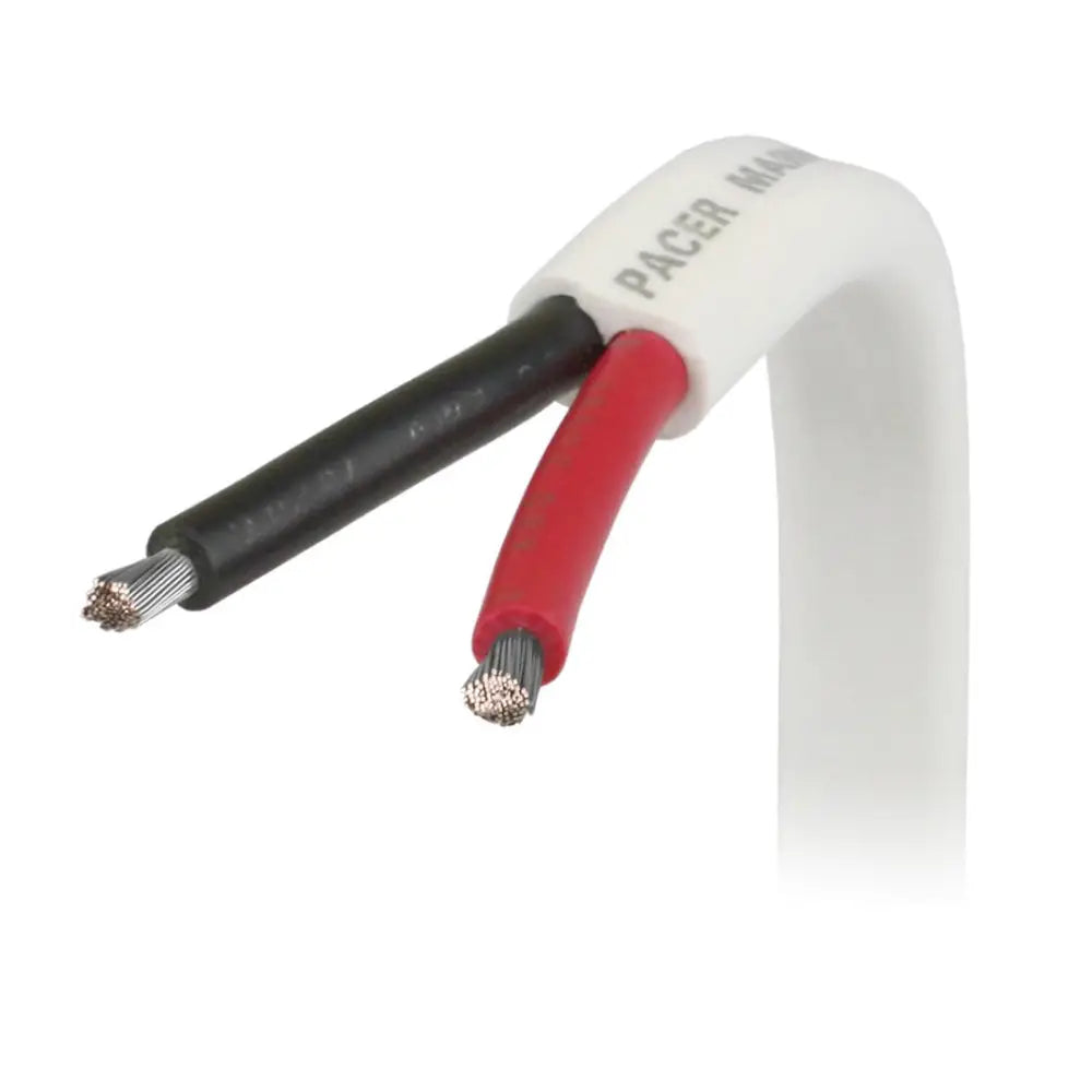 Pacer Stranded Tinned Copper Conductors Duplex Wire W6/2DC-100 - UL Boat Cbl RB WJ 100FT RL