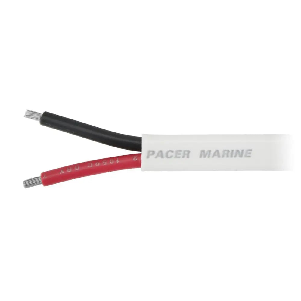 Pacer Stranded Tinned Copper Conductors Duplex Wire W8/2DC-100 - UL Boat Cbl RB WJ 100FT RL