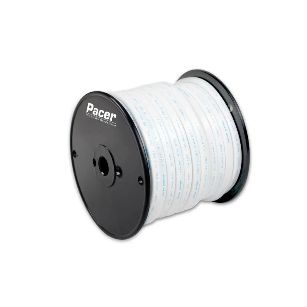 Pacer Stranded Tinned Copper Conductors Duplex Wire W8/2RYW-100 - UL Boat Cbl RY WJ 100FT RL