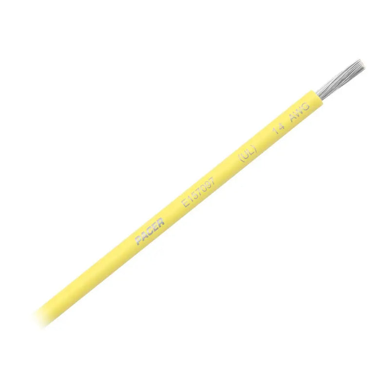 Pacer No Supplier Warranty Primary Wire WUL14YL-100 - Youth Large 14 Awg UL TC 100FT RL