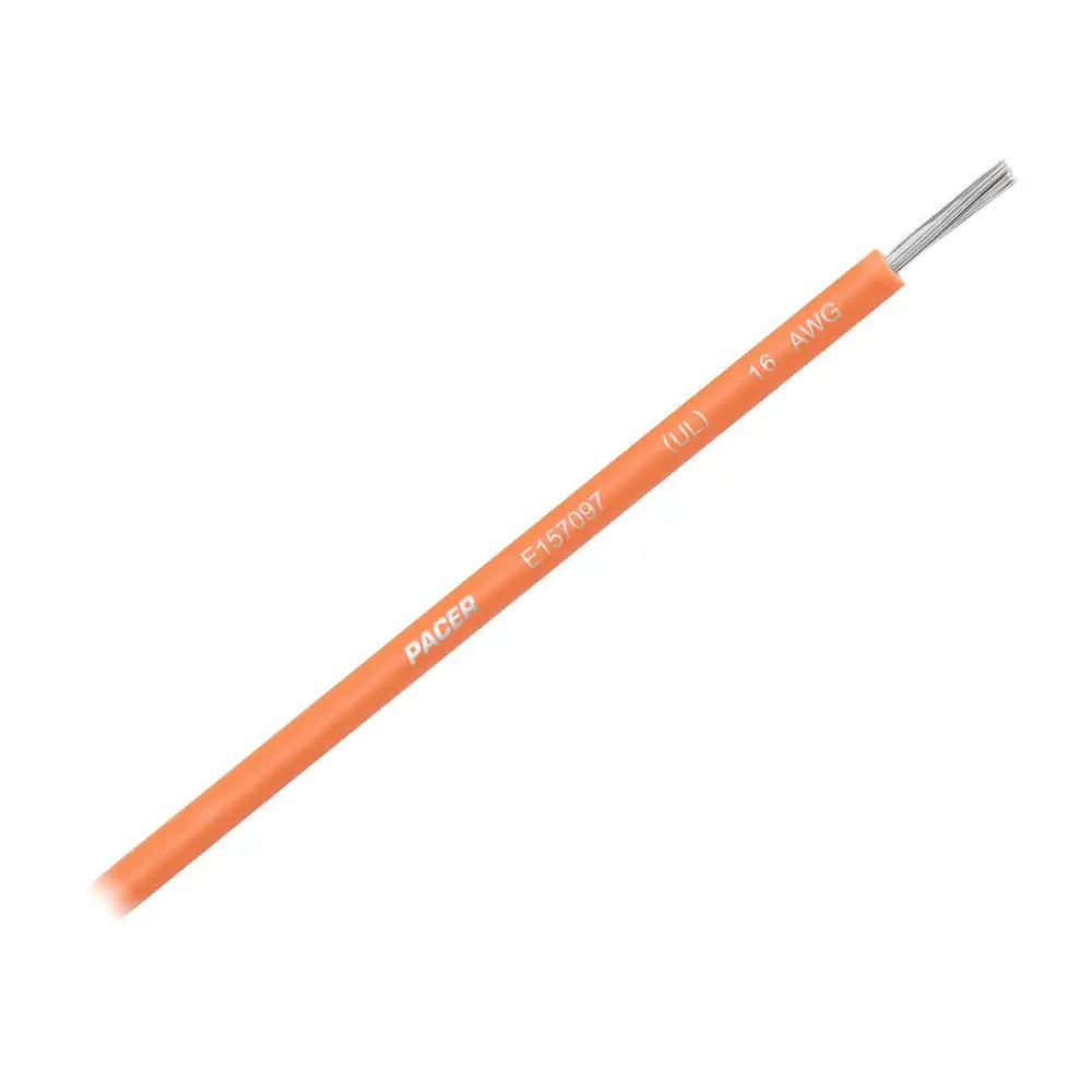 Pacer No Supplier Warranty Primary Wire WUL16OR-100 - 16 Awg UL OR TC 100FT RL