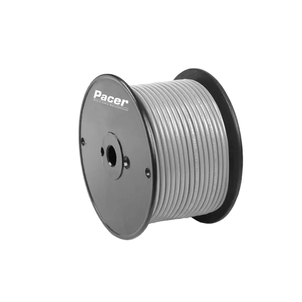 Pacer No Supplier Warranty Primary Wire WUL18GY-100 - 18 Awg UL GY TC 100FT RL