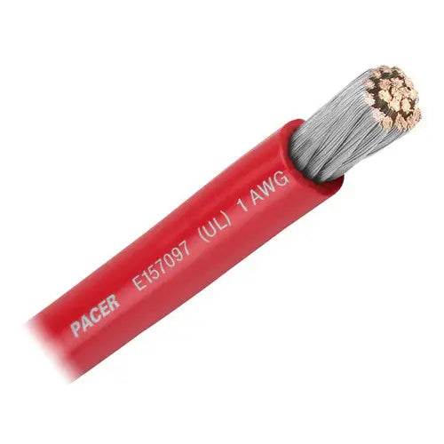 Pacer No Supplier Warranty Battery Cable WUL1RD-50 - Awg UL RD TC Wire 50FT RL