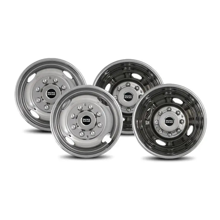 Pacific Dual 39-1608 Cost effective and easy installation - 2F 2R Lug Whl Skins 16