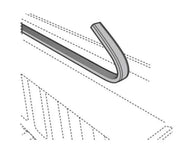 PARTS-326A0004 Tonneau Cover Rail Seal