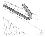 PARTS-326A0005 Tonneau Cover Rail Seal
