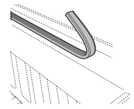 PARTS-326A0005 Tonneau Cover Rail Seal