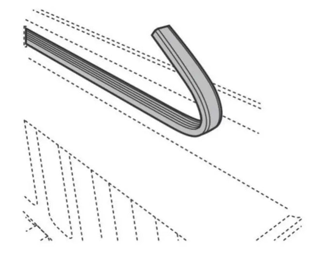 PARTS-326A0005 Tonneau Cover Rail Seal