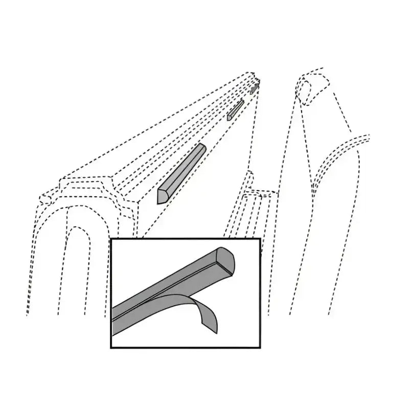 PARTS-326A0008 Tonneau Cover Paint Protector