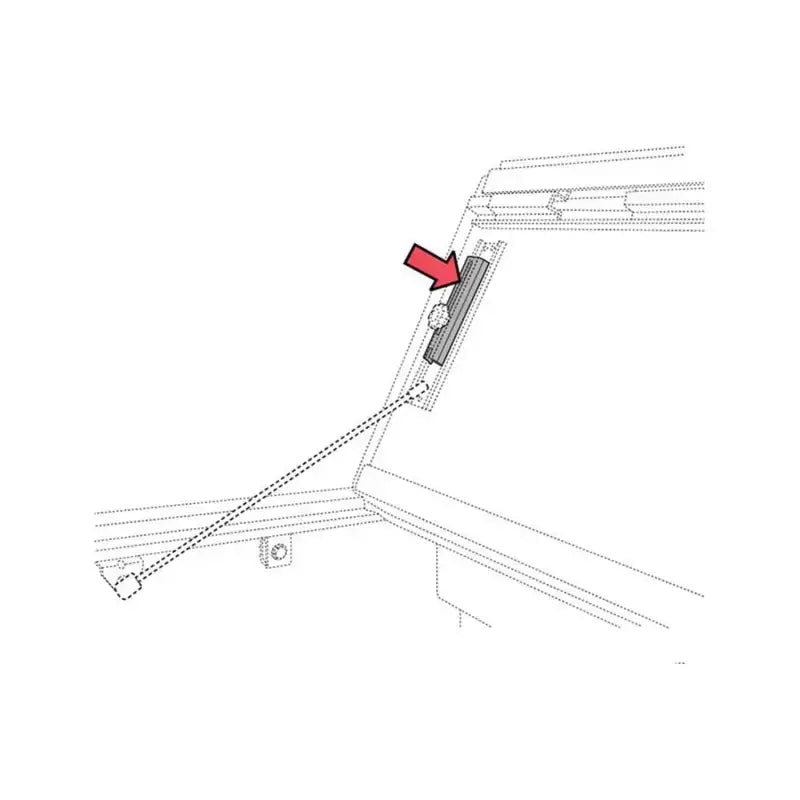 PARTS-356A0013 Tonneau Cover Adjusting Rod Slide Lock