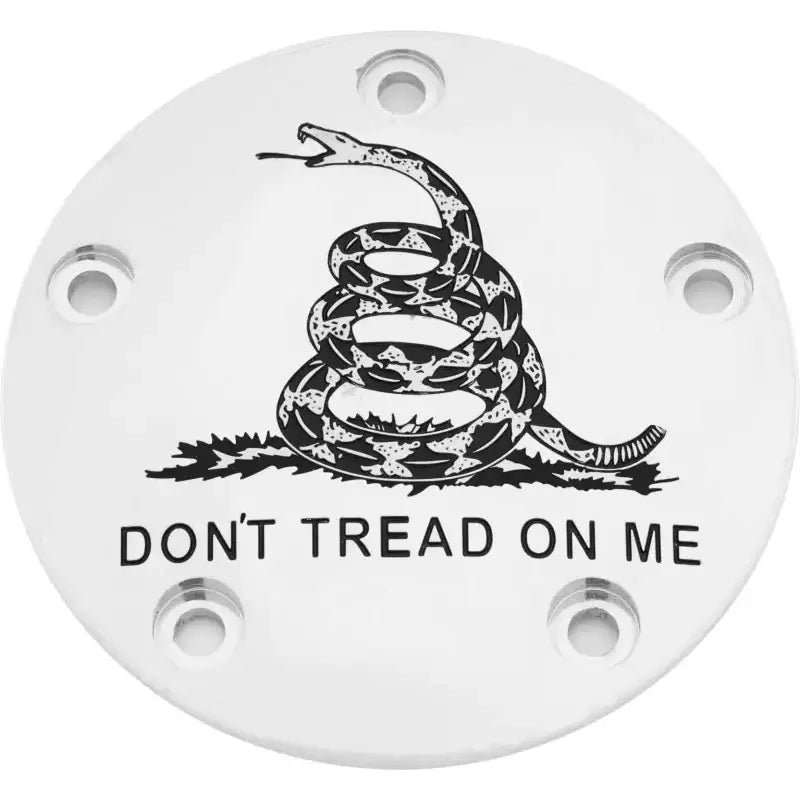 CUSTOM ENGRAVING PATR08-04 Tc Timer Cover Don't Tread Chrome