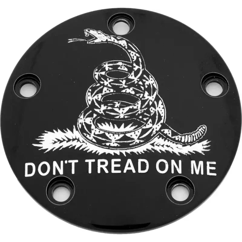 CUSTOM ENGRAVING PATR08-04BG Tc Timer Cover Don't Tread Black