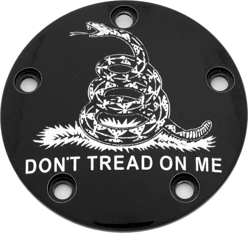 CUSTOM ENGRAVING PATR08-04BG Tc Timer Cover Don't Tread Black