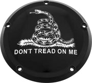 CUSTOM ENGRAVING PATR08-12BG 7 Tc Derby Cover Don't Tread Black