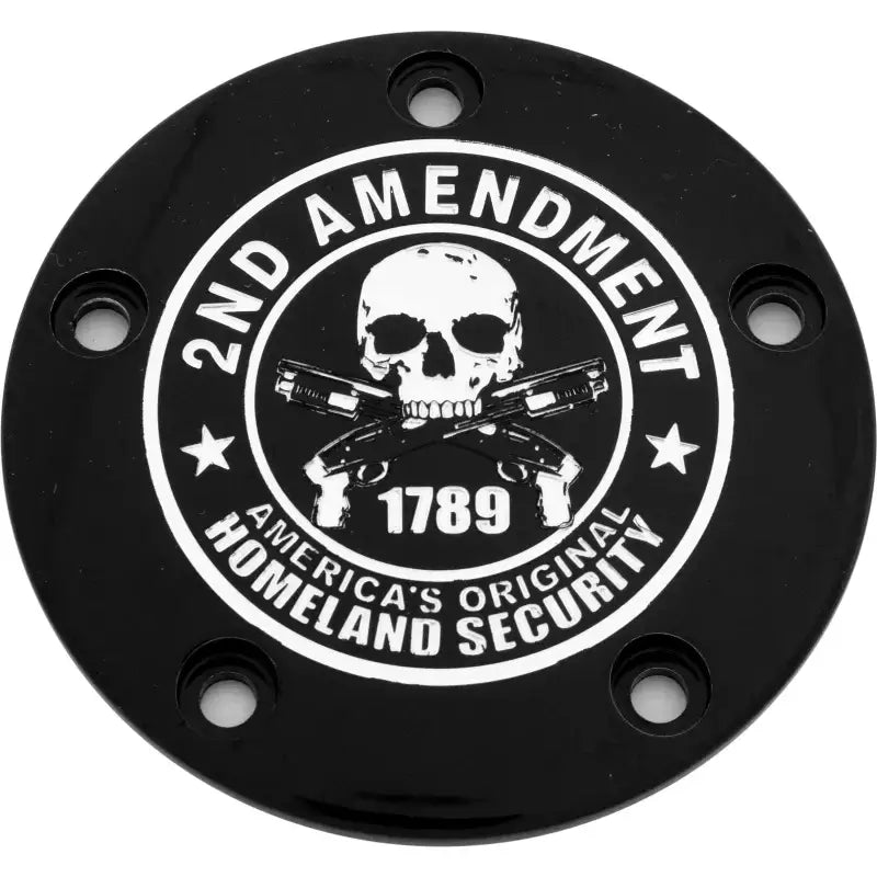 CUSTOM ENGRAVING PATR19-04BG Tc Timer Cover 2a Black