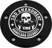 CUSTOM ENGRAVING PATR19-04BG Tc Timer Cover 2a Black