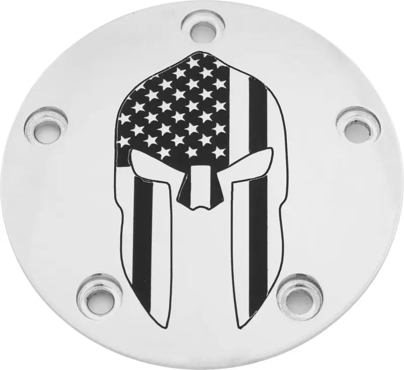 CUSTOM ENGRAVING PATR20-04 Tc Timer Cover Spartan Chrome