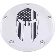 CUSTOM ENGRAVING PATR20-12 7 Tc Derby Cover Spartan Chrome