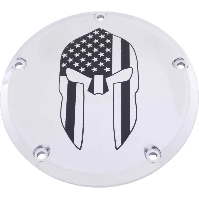 CUSTOM ENGRAVING PATR20-12 7 Tc Derby Cover Spartan Chrome