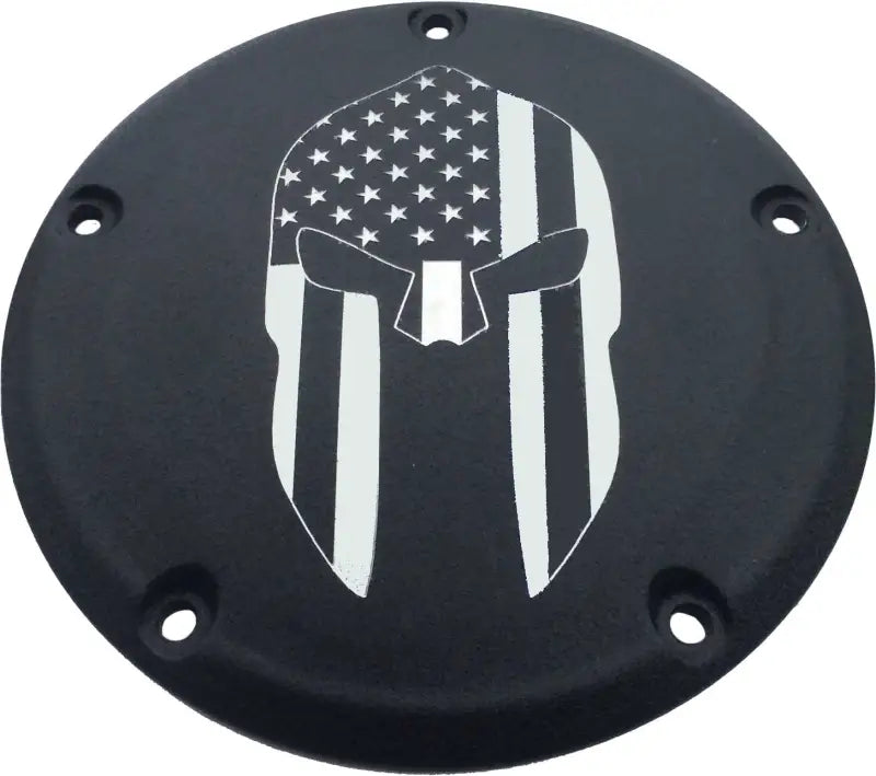 CUSTOM ENGRAVING PATR20-12BG 7 Tc Derby Cover Spartain Black