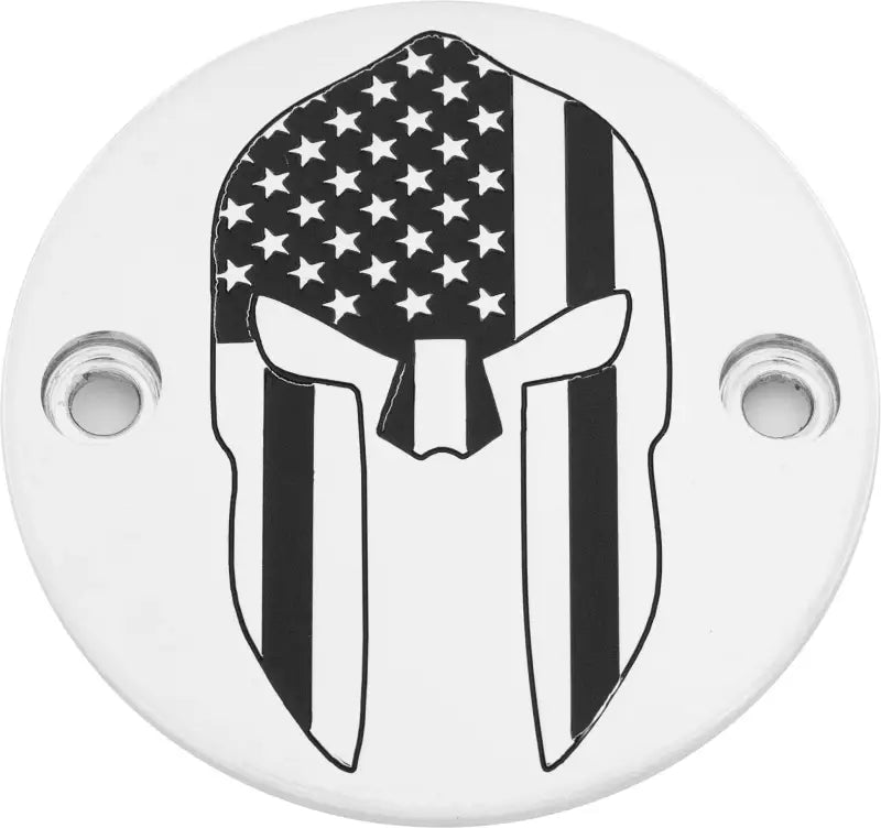 CUSTOM ENGRAVING PATR20-63 M8 Timer Cover Spartan Chrome
