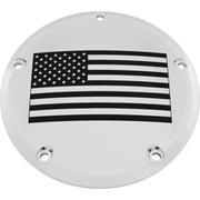 CUSTOM ENGRAVING PATR21-12 7 Tc Derby Cover American Flag Chrome