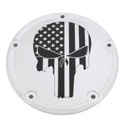 CUSTOM ENGRAVING PATR22-12 7 Tc Derby Cover Punisher Chrome
